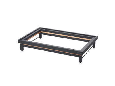 Soporte para servir 56,5x35,5 cm Mate Negro Metal Roble marco Una Escena