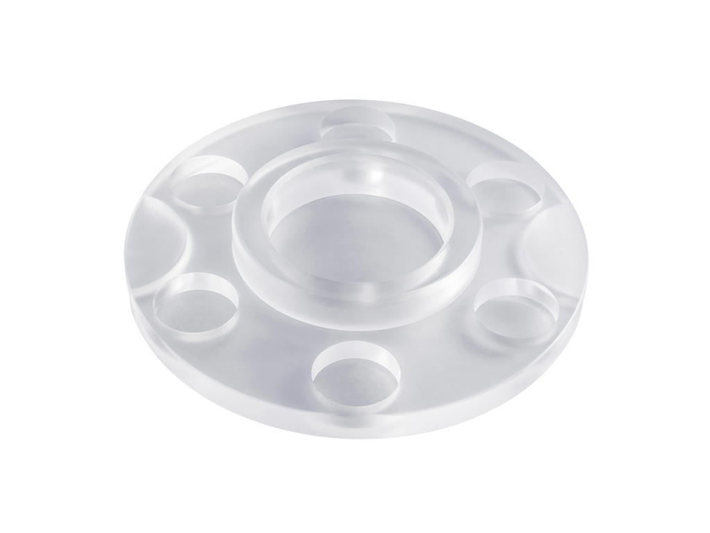 Bandeja para caviar 28 cm Transparente Mealplak