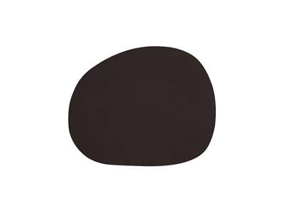 RAW Mantel de mesa de cuero 41x35,5 cm marrón