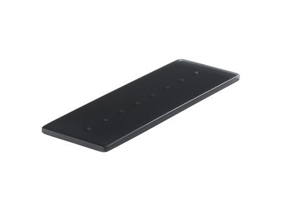 Bandeja 8 agujeros 30x10 cm Antracita Mealplak