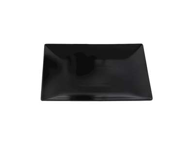 Quadro Tallerken 21x21 cm Sort stent