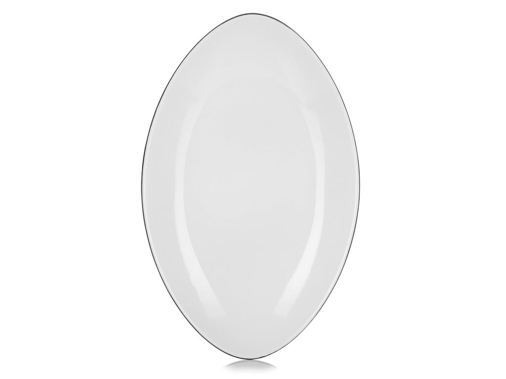 Plato Oval 35x22 cm Blanco Equinoxe