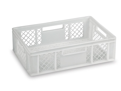 Caja apilable con fondo de listones/lados 60x40x17