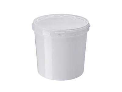 Cubo sin tapa 10,8 L Plástico blanco -20+85C