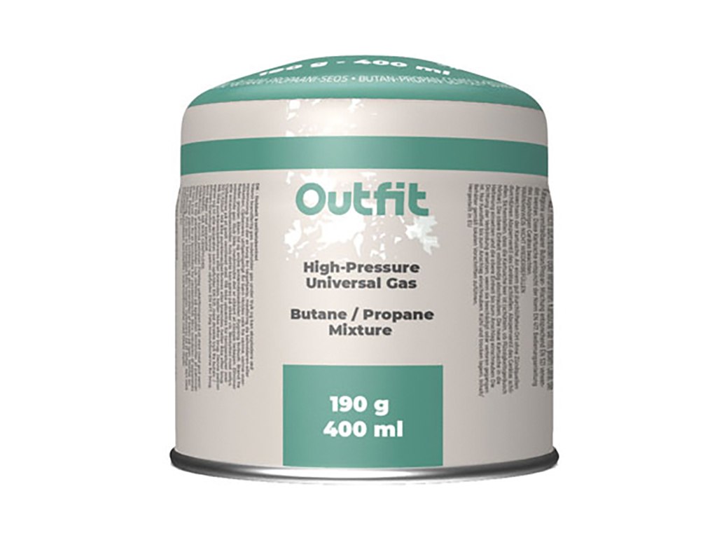 Gas de cartucho sin rosca 190g/400ml