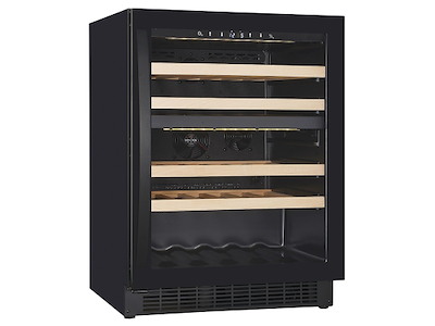 Refrigerador de vino 39 bot. 119 l. 2 zonas Negro