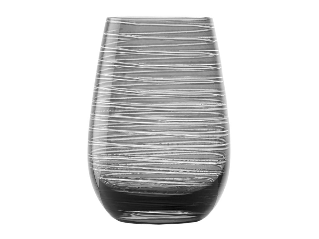 Vaso de agua con cristal gris 46,5cl - 120x65mm