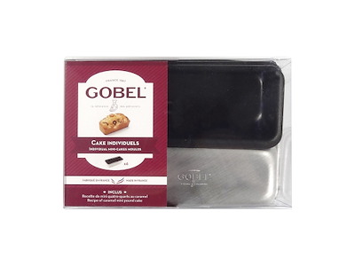 Molde para pan mini Antiadherente 6 pcs 13x7x8cm