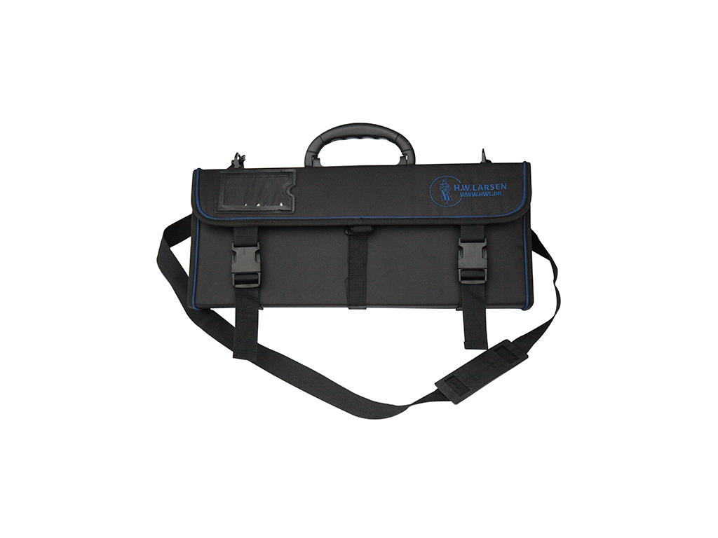 Carpeta de rodillo sin contenido, 11 compartimentos, HWL, Negro