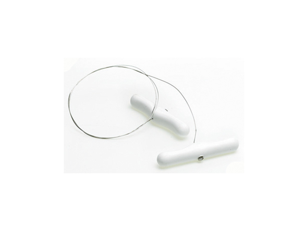 Cuerda de queso 80 cm con mango de plástico - 10 paquete