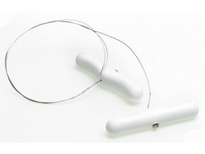 Cuerda de queso 80 cm con mango de plástico - 10 paquete