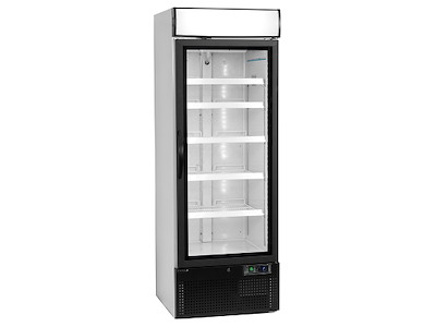 Refrigerador de exhibición 412ltr Blanco c/iluminación 2-8