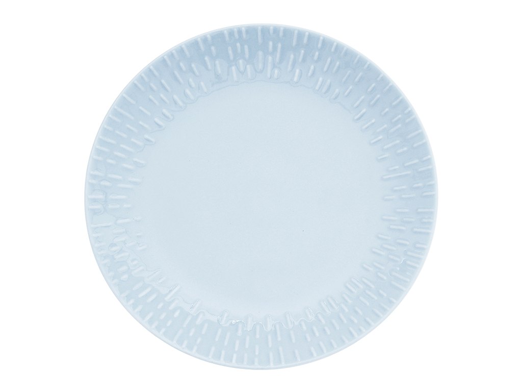 Tallerken 21 cm Confetti Aqua