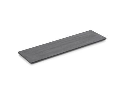 Bandeja de servicio de porcelana negra GN2/4 10x162x530mm