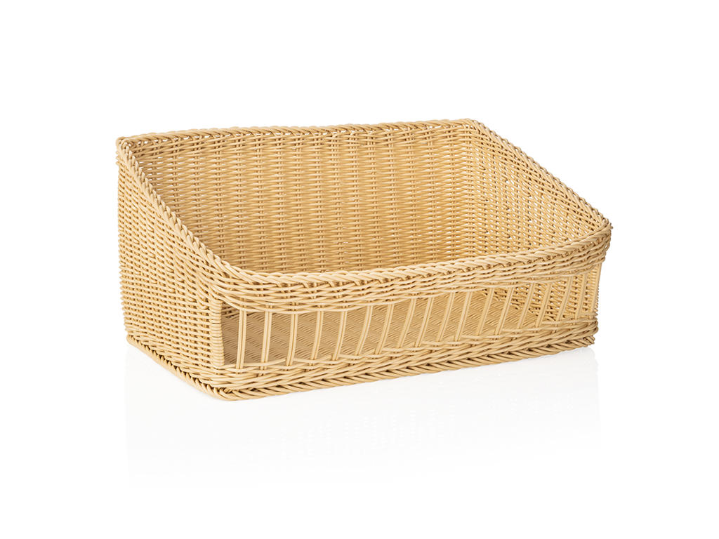 Cesta de pan Luz Beige 60x40x27/16 cm Tejer