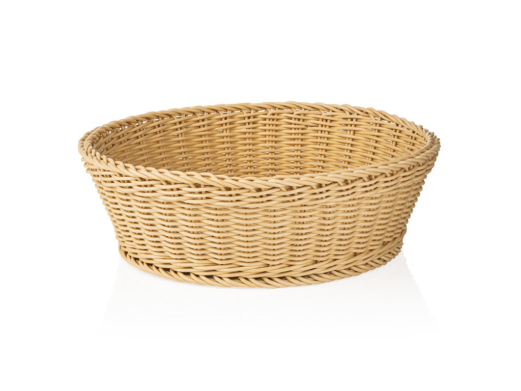 Cesta de pan Luz Beige  42 cm H12 cm Tejer