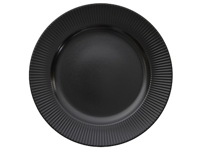 Plato 27 cm Groovy Negro