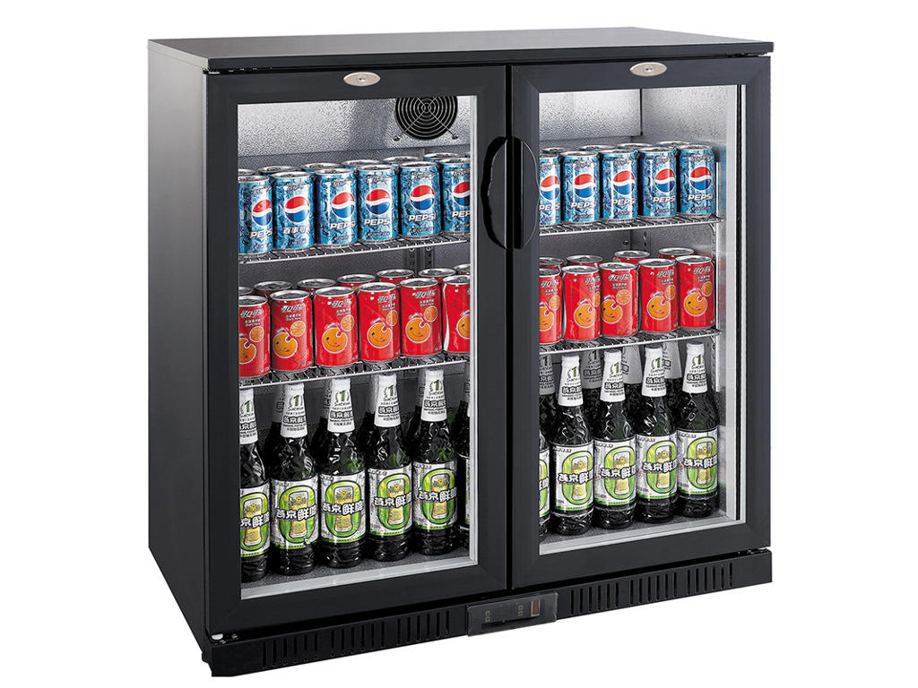 Back Bar 2 puertas Negro