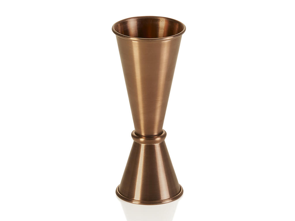 Vaso medidor 2,5/5cl Cobre