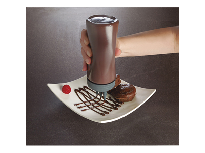 Botella de aderezo con 3 boquillas 700 ml