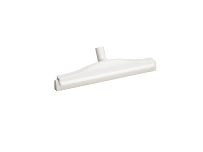 Raspador de suelo blanco 400 mm con bisagra giratoria