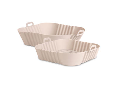 Juego de moldes de silicona para airfryer 18x18cm y 21x21cm