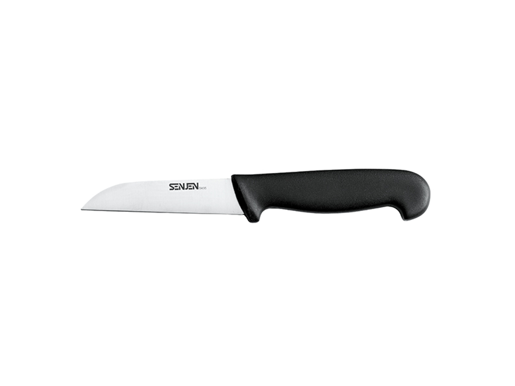 Cuchillo de hierbas, 8 cm, Senjen Basis, negro