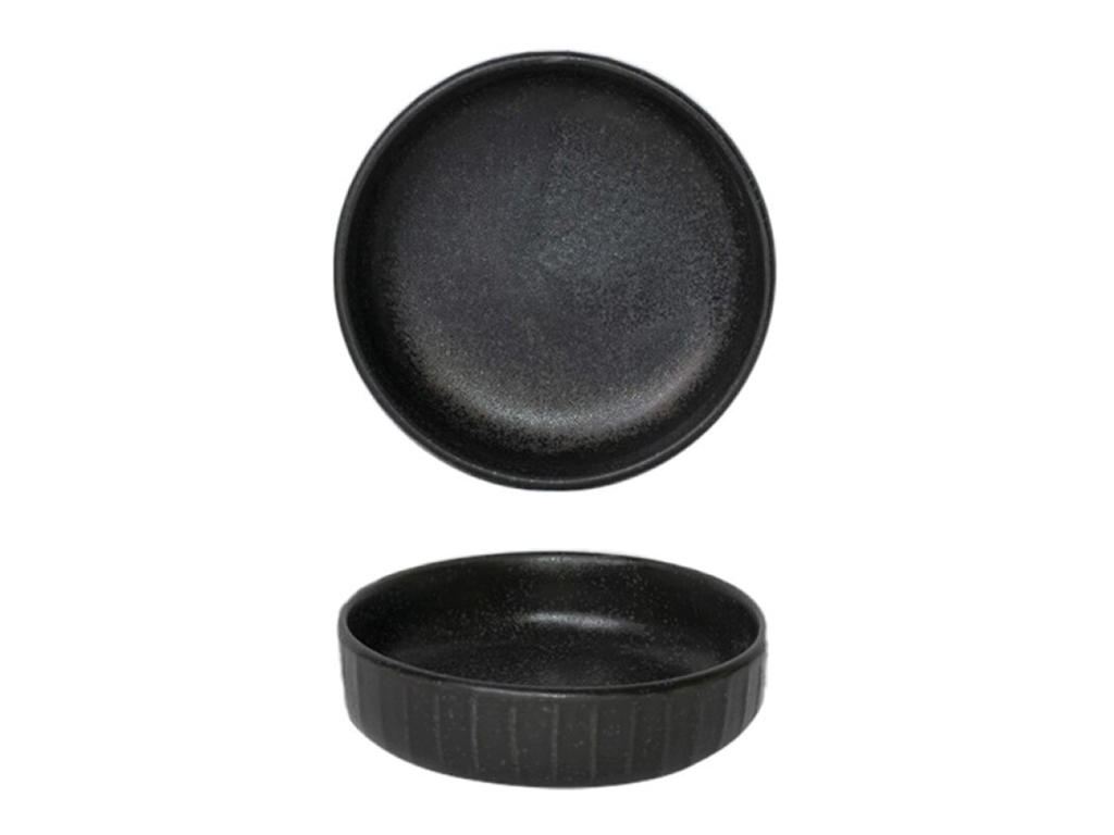 Cuenco Bajo 13 cm Negro Gordion