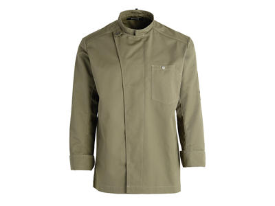Kentaur Chaqueta de cocina Unisex Verde cazador