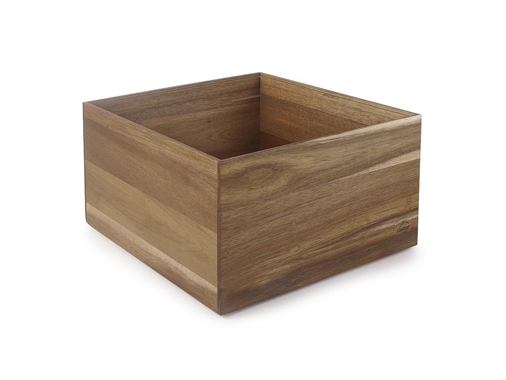 Buffetbox Melamina Aspecto Madera 1/2GN 16,5cm