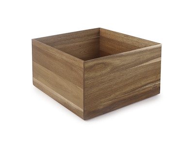 Buffetbox Melamina Aspecto Madera 1/2GN 16,5cm