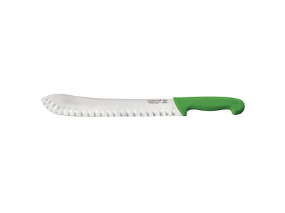 Cuchillo de corte con mango de plástico verde 31 cm