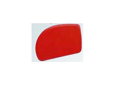 Raspador de masa Rojo 120 x 80mm 1 extremo curvado