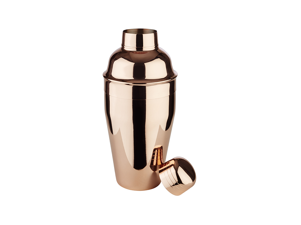Shaker en blanco cobre 8,5 cm 50 cl