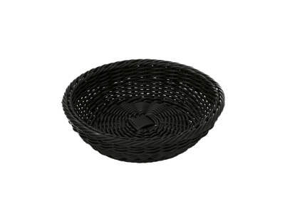 Cesta de pan 29x8 cm, negra