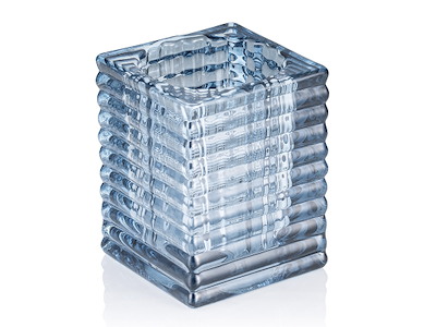 Soporte para velas 7,5x7,5x9,5 cm Cubo de vidrio Luz B