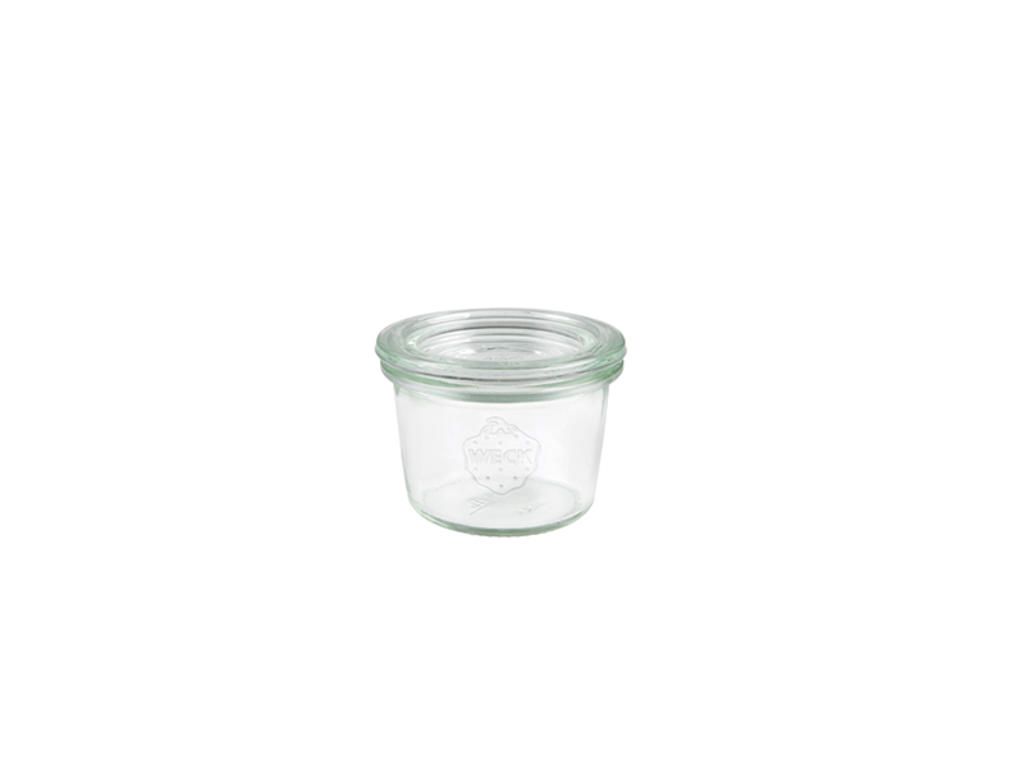 Weck tarro de conserva sin tapa bajo 80 ml