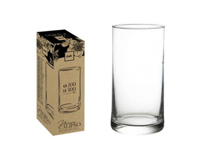 Jarrón Cristal  100 mm H: 300 Calipso