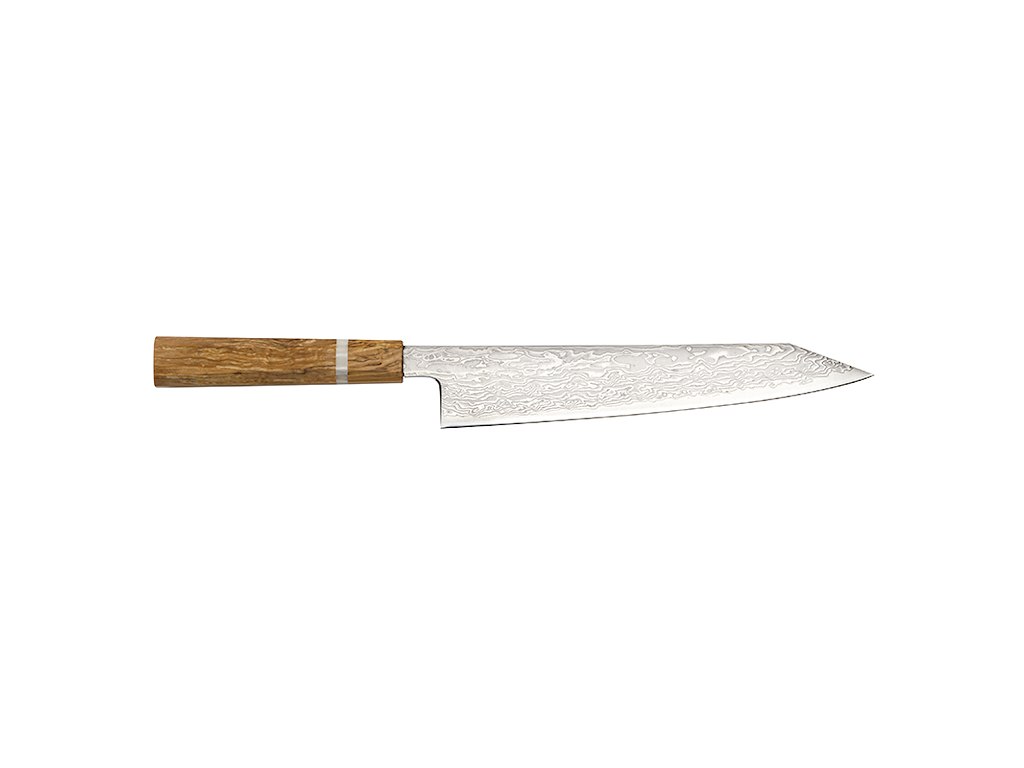 Cuchillo de cocina con mango de abedul 240mm