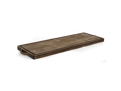 Tabla de cortar 80x30x3 cm con surco Vintage