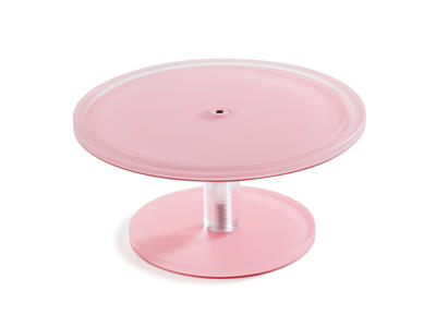 Soporte para pastel en pie 23 cm Rosa Mealplak