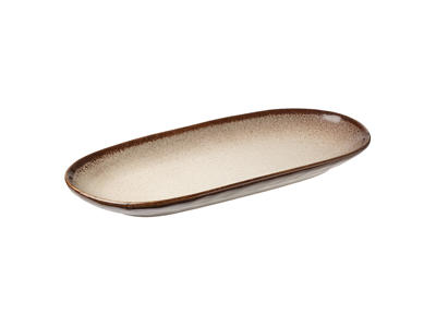 Plato Sholm Sonja Marrón 25,5x12,3x2,4 cm
