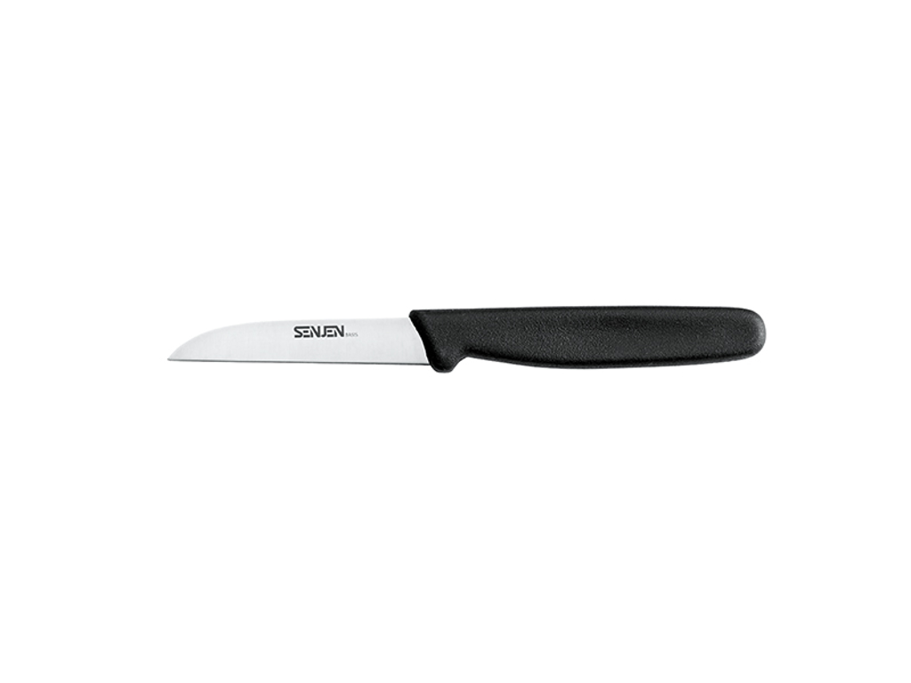 Cuchillo de hierbas, 8 cm, Senjen Basis, Negro