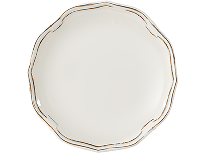 La Scala Patina Plato plano blanco  160