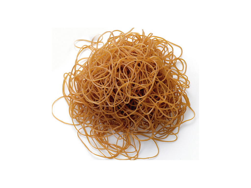 Banda de goma marrón aproximadamente 3400 piezas.