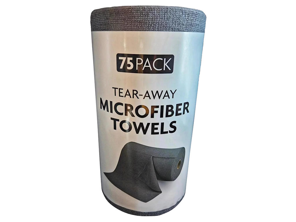 Paño de microfibra Rollo 75 pcs. 30x30 cm