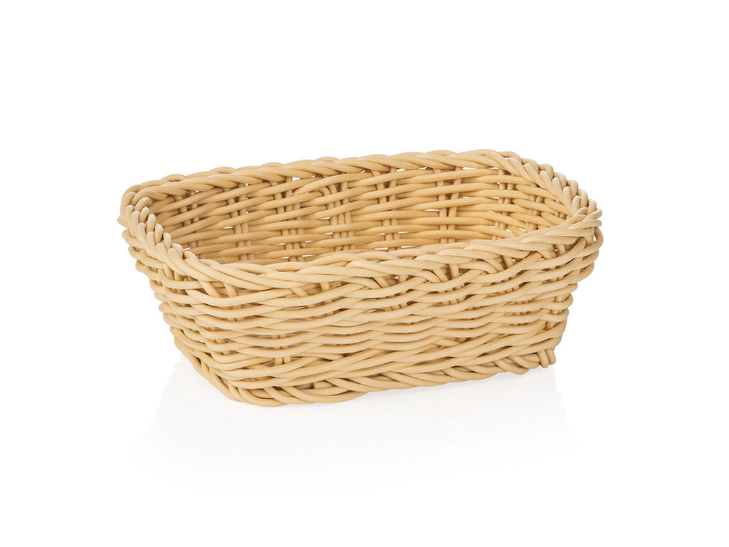 Cesta de pan Luz Beige 19x13x6 cm Weaver Pro