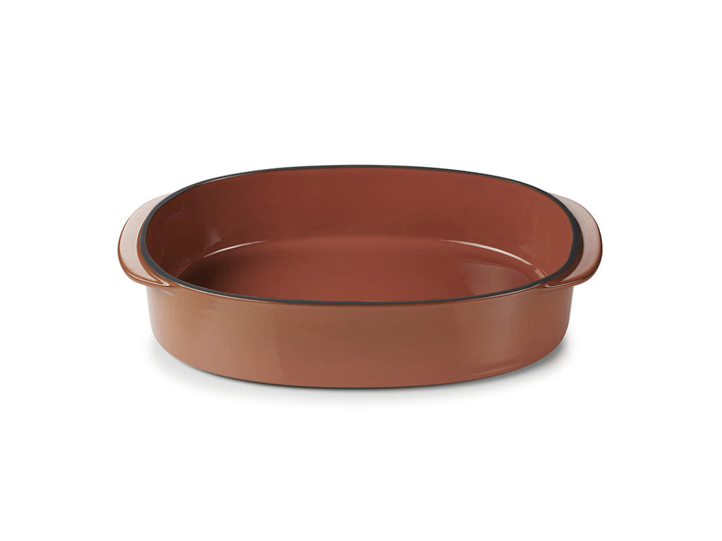 Plato Oval 26x18,5 cm Marrón Caractere Culinaire