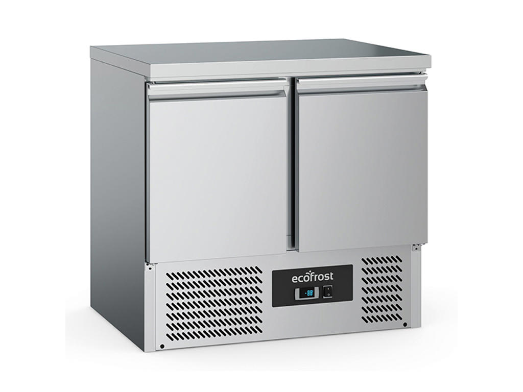 Mostrador refrigerado con 2 puertas +2/+8 ℃