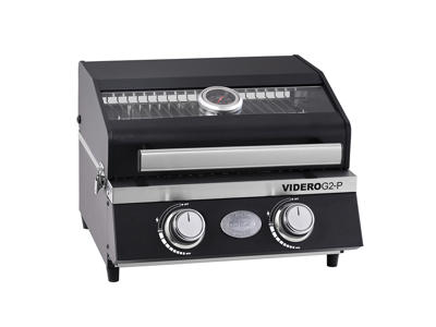Parrilla de gas G2-P 4400 vatios Negra 45x45x35cm